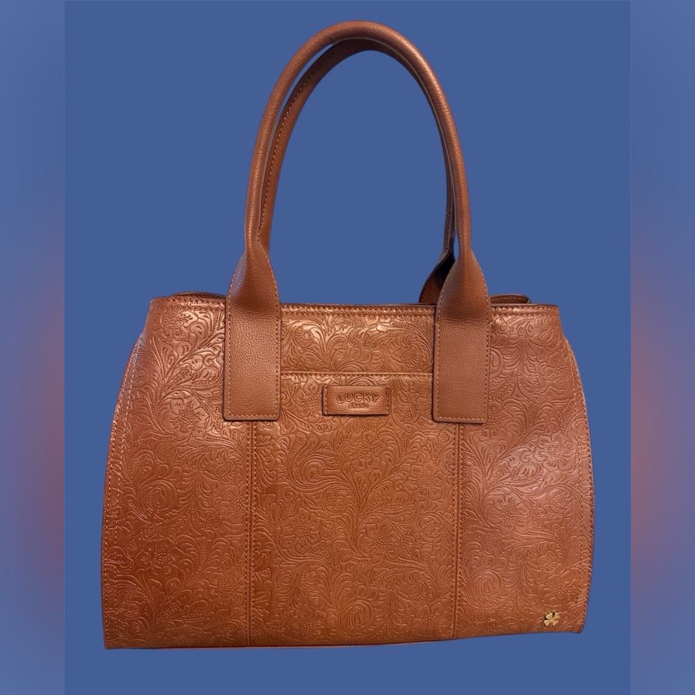 Lucky Brand Large Leather Tote Bag